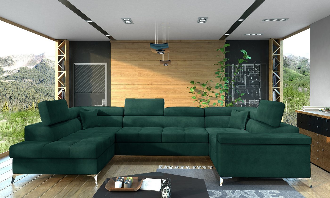 yourhouse24 Wohnlandschaft Thiago mit Bettkasten und Schlaffunktion von yourhouse24