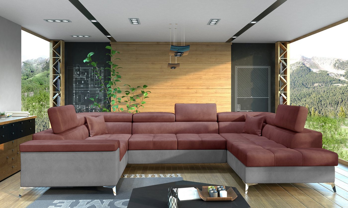 yourhouse24 Wohnlandschaft Thiago mit Bettkasten und Schlaffunktion von yourhouse24