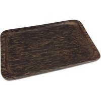Essen Tablett Palmholz Serviertablett Schwarzes Holz Kleines Hölzernes 12 X 20 cm von yoursupply
