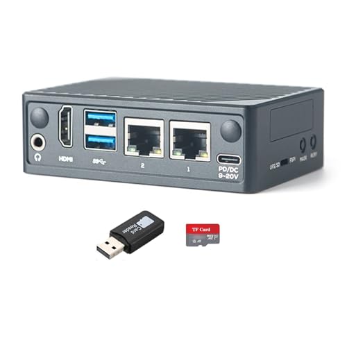 FriendlyElec NanoPi M5 Single Board Computer – Rockchip RK3576 SBC mit HDMI, Dual GbE, M.2 NVMe und SDIO WiFi-Buchsen, UFS 2.0-Speicherunterstützung (8GB RAM,Mit TF-Karte) von youyeetoo