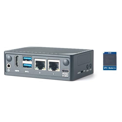 FriendlyElec NanoPi M5 Single Board Computer – Rockchip RK3576 SBC mit HDMI, Dual GbE, M.2 NVMe und SDIO WiFi-Buchsen, UFS 2.0-Speicherunterstützung (8GB RAM,Mit UFS 2.0 Flash) von youyeetoo