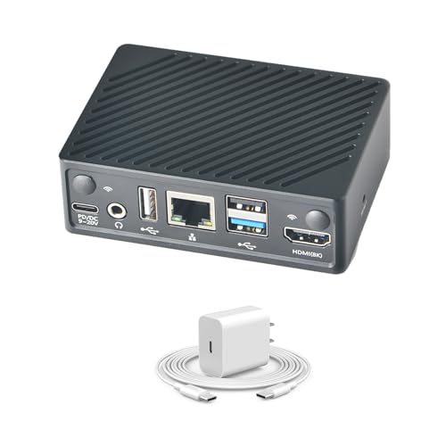 youyeetoo FriendlyElec NanoPi M6 – Eingebetteter Android-Host, RK3588S, bis zu 32 GB RAM, integriertes LCD-Display unterstützt 8K (16GB RAM,Bündel E) von youyeetoo