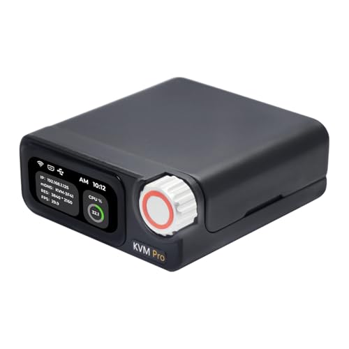 Sipeed NanoKVM Pro - 4K KVM Over IP, Remote Server Management, ATX Power Control, USB Keyboard/Mouse Emulator, WiFi6, Power Control, Batch Management (with Sync LED Strip,ETH+PoE,Desk) von youyeetoo