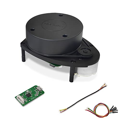 Slamtec RPLIDAR A1M8-R6 mit MX1,25 bis 2,54 Dupont-Draht-Set, 2D-Lidar-Sensor, 360-Grad-Scan-Radius, für Bstacle-Vermeidung und Navigation von Robotern von youyeetoo