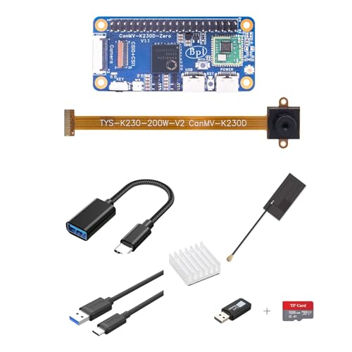 youyeetoo Banana Pi BPI-CanMV-K230D-Zero Einplatinencomputer, Canaan K230D RISC-V, 128MB LPDDR4, Dual Kamera MIPI CSI, 40Pin GPIO, AIoT SBC, Motherboard (Standard-Bausatz) von youyeetoo
