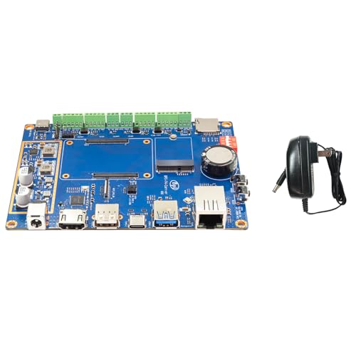 youyeetoo Banana Pi BPI-F4 SP7350 Industrial SBC | Quad-Core ARM Cortex-A55 | 4.1 Tops NPU AI Edge Computing Board for Robotics, AMR, Drone, Smart Camera (F4 Power Kit) von youyeetoo