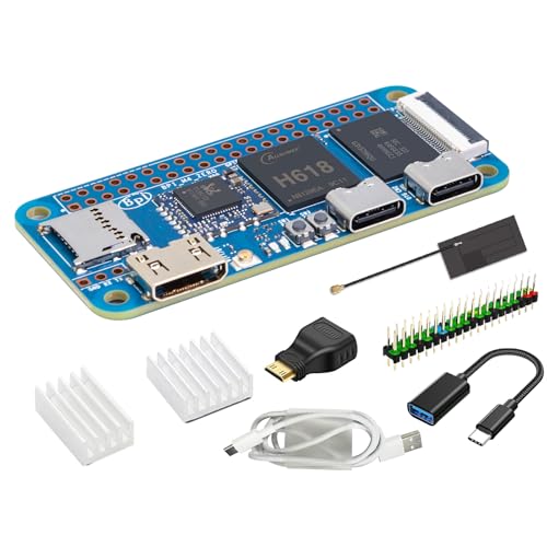youyeetoo Banana Pi BPI-M4 Zero Einplatinencomputer, 4G RAM 32G eMMC, 1.5GHz Allwinner H618 Quad-Core CPU, Unterstützung 4K Display Run Ubuntu (Ohne SD-Karte,Ohne Metallgehäuse) von youyeetoo