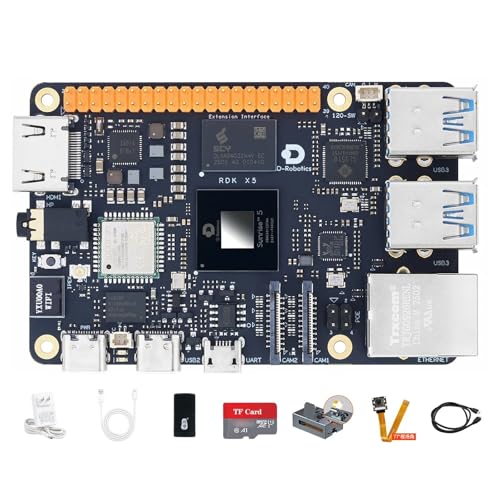 youyeetoo D-Robotics RDK X5 Entwicklungsboard, angetrieben durch Sunrise 5 Chip, Octa-Core Cortex A55 Prozessor, 10 Tops Computing Power (4GB RAM,MIPI Kamera-Paket) von youyeetoo