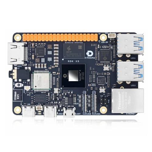 youyeetoo D-Robotics RDK X5 Entwicklungsboard, angetrieben durch Sunrise 5 Chip, Octa-Core Cortex A55 Prozessor, 10 Tops Computing Power (4GB RAM,Nur das Motherboard) von youyeetoo