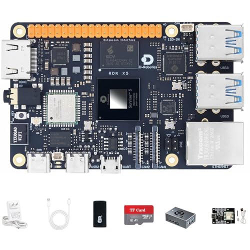 youyeetoo D-Robotics RDK X5 Entwicklungsboard, angetrieben durch Sunrise 5 Chip, Octa-Core Cortex A55 Prozessor, 10 Tops Computing Power (8GB RAM,IMU-Paket) von youyeetoo