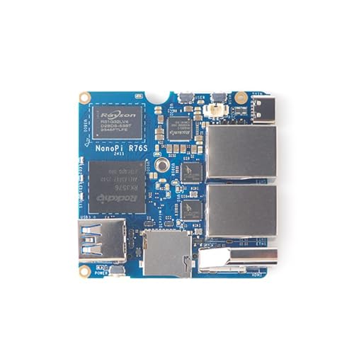 youyeetoo FriendlyElec NanoPi R76S Router Development Board | RK3576 8-Kern 2.2GHz | 2X 2.5G Ethernet | 6 Tops NPU | M.2 Slot & USB 3.2 | IoT/Linux/Android (2GB RAM - 0GB eMMC,Nur Bareboard) von youyeetoo