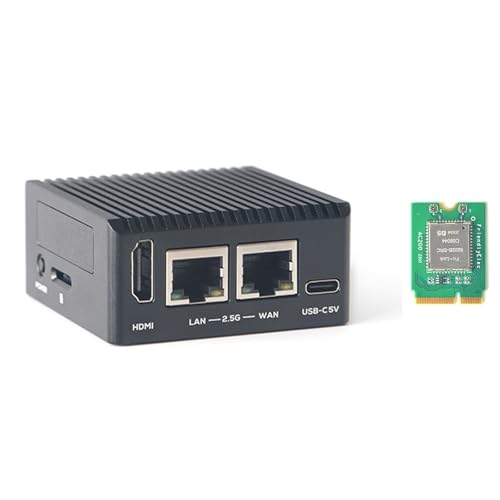 youyeetoo FriendlyElec NanoPi R76S Router Development Board | RK3576 8-Kern 2.2GHz | 2X 2.5G Ethernet | 6 Tops NPU | M.2 Slot & USB 3.2 | IoT/Linux/Android (2GB RAM - 32GB eMMC,Mit M.2 SDIO WiFi) von youyeetoo