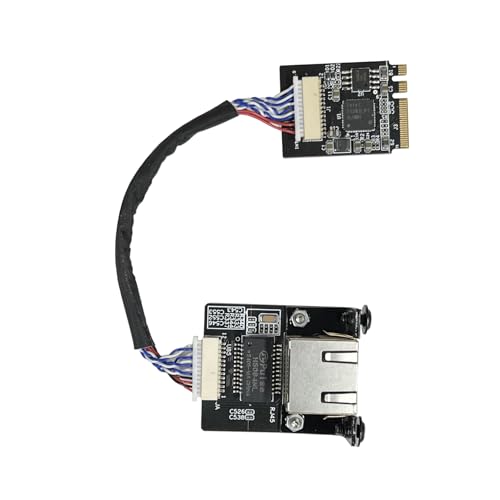 youyeetoo M.2 zu Gigabit Wired NIC, Intel i225V 2.5G Ethernet Server NIC, Kompatibel mit M.2 B+M Schlüssel, M.2 A+E Schlüssel, für youyeetoo X1 (M.2 A+E Key,30cm) von youyeetoo