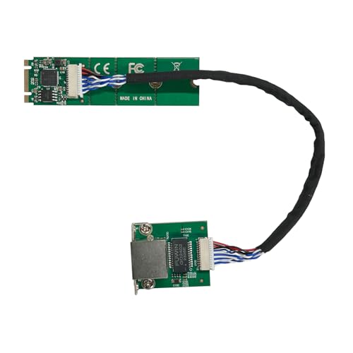 youyeetoo M.2 zu Gigabit Wired NIC, Intel i226 2.5G Ethernet Server NIC, Kompatibel mit M.2 B+M Schlüssel, M.2 A+E Schlüssel, für youyeetoo X1 (i225 aktualisierte Version) (M.2 B+M Key,10cm) von youyeetoo