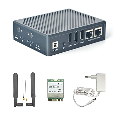 youyeetoo Mini WiFi Router NanoPC-T6 - der offene Smart-IoT-Gateway mit LPDDR4X 8GB RAM, 64GB eMMC und Rockchip RK3588 SoC mit miniPCIe M.2 M-Key E-Key Slot, unterstützt WiFi und Bluetooth-Module youyeetoo Mini WiFi Router NanoPC-T6 - der offene Smart-IoT-Gateway mit LPDDR4X 8GB RAM, 64GB eMMC und Rockchip RK3588 SoC mit miniPCIe M.2 M-Key E-Key Slot, unterstützt WiFi und Bluetooth-Module von youyeetoo
