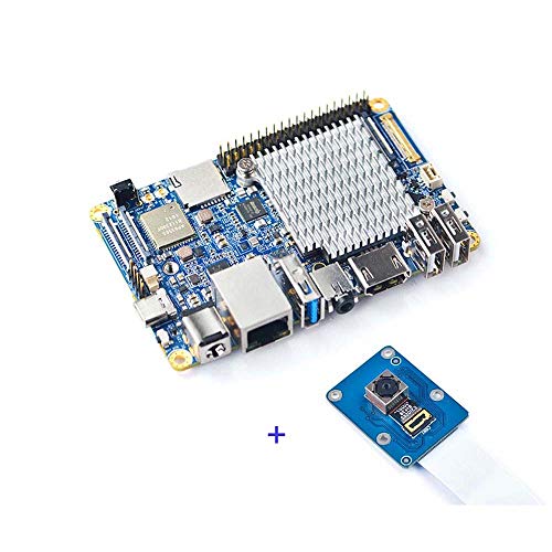 youyeetoo NanoPC-T4 + Kamera mit Rockchip RK3399 & Dual-Channel 4GB LPDDR3 und 16GB eMMC 5.1 Flash & Native Gigabit Ethernet & Dual-Antennen-Schnittstelle, unterstützt Android 7.1.2, Lubuntu 16.04 von youyeetoo
