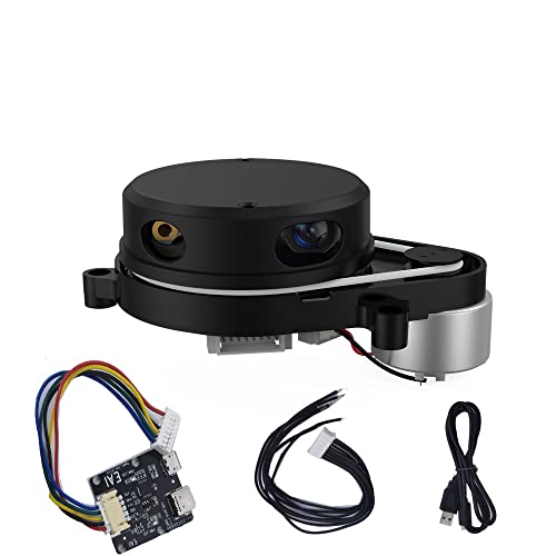 youyeetoo YDLIDAR X4 Pro 360 Degree 2D Laser Range Lidar Sensor Triangular Ranging 10 Meters Scanning Radius for Obstacle Avoidance and Navigation of Robots youyeetoo YDLIDAR X4 Pro 360 Degree 2D Laser Range Lidar Sensor Triangular Ranging 10 Meters Scanning Radius for Obstacle Avoidance and Navigation of Robots von youyeetoo