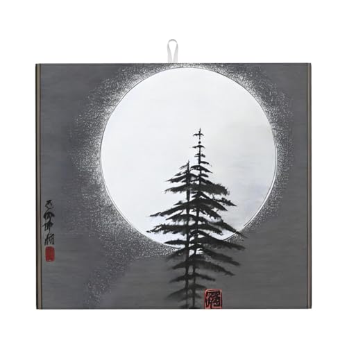 Moon Pine Tree Abtropfmatte für Küche Wasserabsorbierend, schnell trocknend, rutschfest, geeignet für Geschirr, einfach zu lagern und zu reinigen. Moon Pine Tree Abtropfmatte für Küche Wasserabsorbierend, schnell trocknend, rutschfest, geeignet für Geschirr, einfach zu lagern und zu reinigen. von yuangjhop