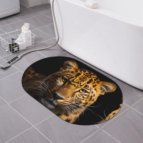 yuangjhop The Deep-Eyed Leopard Diatom Schlamm Bodenmatte Badezimmer rutschfeste saugfähige Matte schnell trocknend desodorierend Badezimmer Fußmatte super dick weich Matte yuangjhop The Deep-Eyed Leopard Diatom Schlamm Bodenmatte Badezimmer rutschfeste saugfähige Matte schnell trocknend desodorierend Badezimmer Fußmatte super dick weich Matte von yuangjhop