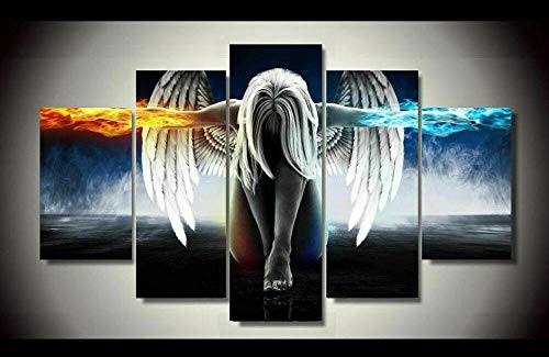 yuanjun Engel Mädchen Anime Dämon Feuer EIS 5 Stück Leinwand Wandkunst Poster Print Home Decor yuanjun Engel Mädchen Anime Dämon Feuer EIS 5 Stück Leinwand Wandkunst Poster Print Home Decor von yuanjun