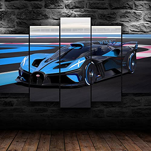 yuanjun Puzzle 5 TLG Kunstdruck Modern Wandbilder Design Tapete Bilder Drucke Leinwand Wandkunst Wohnkultur Gem?Lde Poster Mehrteilig XXL Bugatti Bolide Konzept Hyper Weil yuanjun Puzzle 5 TLG Kunstdruck Modern Wandbilder Design Tapete Bilder Drucke Leinwand Wandkunst Wohnkultur Gem?Lde Poster Mehrteilig XXL Bugatti Bolide Konzept Hyper Weil von yuanjun