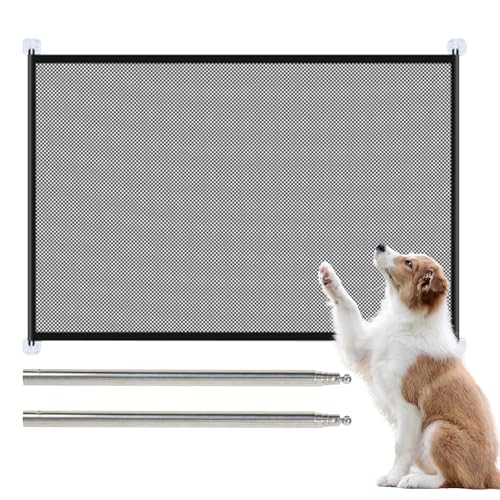 yuchdzexu Hundegitter, für den Innenbereich, kein Bohren, faltbares Hundegitter, Netz, Haustierzubehör für Zimmer, Flur, Badezimmer, Garten, Garage, Hundetreppen, Sofa, Schlafzimmer, Kätzchen, kleine von yuchdzexu