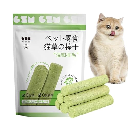 yuchdzexu Katzengrasstäbchen – essbare Snacks für die Zahnreinigung von Katzen | Zahnstäbchen für den Innenbereich, Haarballentfernung für Haus, Bauernhaus, Wohnzimmer yuchdzexu Katzengrasstäbchen – essbare Snacks für die Zahnreinigung von Katzen | Zahnstäbchen für den Innenbereich, Haarballentfernung für Haus, Bauernhaus, Wohnzimmer von yuchdzexu
