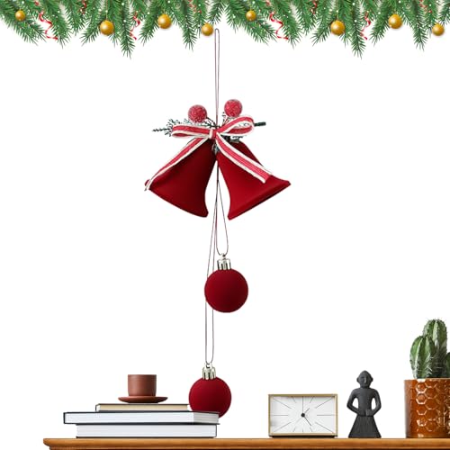 yuchdzexu Weihnachtsschmuck | Weihnachtskugeln zum Aufhängen, beflockte rote Dekoration zum Aufhängen für Fenster, Geschäft, Festival, Urlaub, Party, saisonale Präsentation yuchdzexu Weihnachtsschmuck | Weihnachtskugeln zum Aufhängen, beflockte rote Dekoration zum Aufhängen für Fenster, Geschäft, Festival, Urlaub, Party, saisonale Präsentation von yuchdzexu