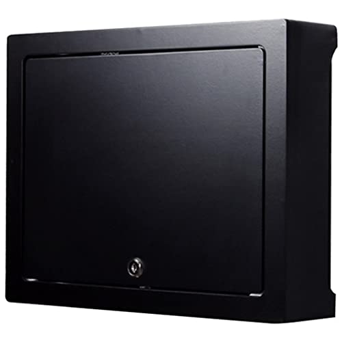 yudPinn Aufbewahrungsbox für an der Wand hängende Router, Informationsbox für WiFi Light Cat Hub, dekorativer Abschirmrahmen für Schwachstrombox (schwarz, 48 x 9 x 40 cm) von yudPinn