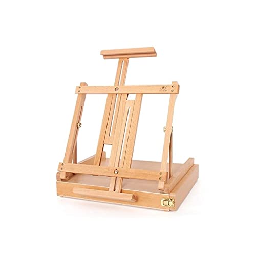 yudPinn Schreibtisch, höhenverstellbare Holzschublade für Kinder im Innenbereich, 43–70 cm, Gewicht: 4,4 kg (A 36 x 42 x 43 cm) von yudPinn