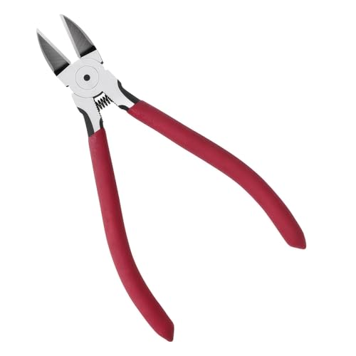 Yuentoen Seitenschneider,5-Zoll Präzisions-Seitenschneider klein, Cr-V Stahl Drahtschneider für weiche Drähte und Modellbau,Elektronikzange für Kabelbinder, PCB,Schmuck von yuentoen