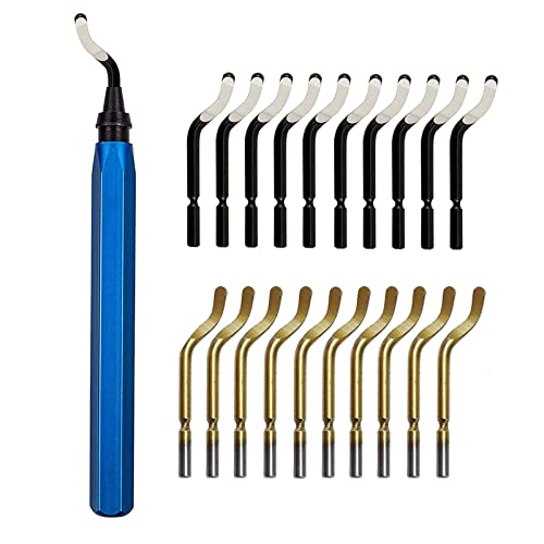 Yuentoen Entgrater Werkzeug Universal,Entgrater mit 20 Klingen, Handentgrater, Entgrater Kunststoff, Entgrater Metall Werkzeug, für Kunststoff (auch 3D Druck), Metall, Edelstahl, Aluminium, Stahl Yuentoen Entgrater Werkzeug Universal,Entgrater mit 20 Klingen, Handentgrater, Entgrater Kunststoff, Entgrater Metall Werkzeug, für Kunststoff (auch 3D Druck), Metall, Edelstahl, Aluminium, Stahl von yuentoen