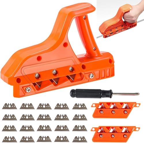 Yuentoen Kantenhobel für Gipskarton,Gipskarton Kantenschneider mit 20 Klingen and Schraubendreher, Gipskarton Kantenhobel, Fasenschneider Handhobel Mit 45° Und 60° Balden Yuentoen Kantenhobel für Gipskarton,Gipskarton Kantenschneider mit 20 Klingen and Schraubendreher, Gipskarton Kantenhobel, Fasenschneider Handhobel Mit 45° Und 60° Balden von yuentoen