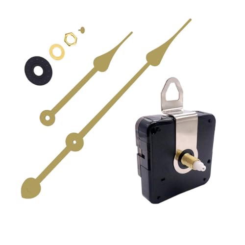 yufana Movement Quartz DIY Wall Clock, Silent Quartz Movement, DIY Wanduhr Bewegung Mechanismus, DIY Wall Clock Movement Mechanism (Gold331) von yufana