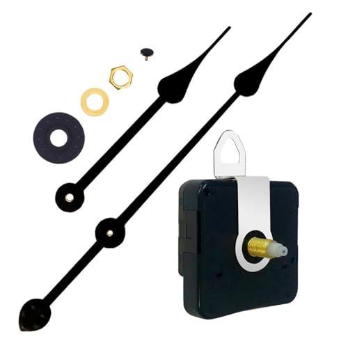 yufana Movement Quartz DIY Wall Clock, Silent Quartz Movement, DIY Wanduhr Bewegung Mechanismus, DIY Wall Clock Movement Mechanism. (Schwarz223) von yufana