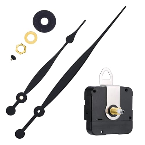 yufana Movement Quartz DIY Wall Clock, Silent Quartz Movement, DIY Wanduhr Bewegung Mechanismus, DIY Wall Clock Movement Mechanism (Schwarz359) von yufana