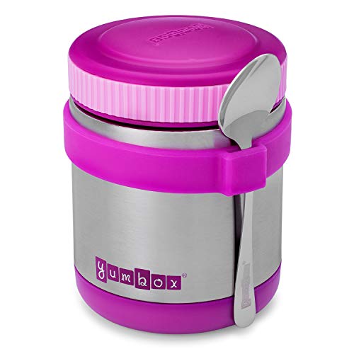 Yumbox Zuppa Thermobehälter Set, 420ml inkl. Löffel - Edelstahl Isolierbehälter, Speisebehälter für warmes Essen To Go von yumbox