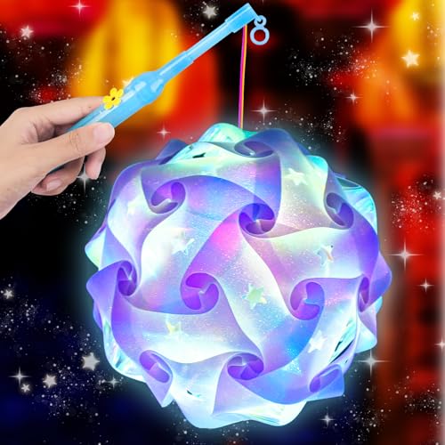 Laternenstab Kinder St Martin Laterne mit Laternenstab, Tragbare Bunt Laternen Bastelset, DIY Led Laterne Bastelset für Feste Geburtstage Martinsumzug Halloween Partys, mit Tutorial Laternenstab Kinder St Martin Laterne mit Laternenstab, Tragbare Bunt Laternen Bastelset, DIY Led Laterne Bastelset für Feste Geburtstage Martinsumzug Halloween Partys, mit Tutorial von yumcute