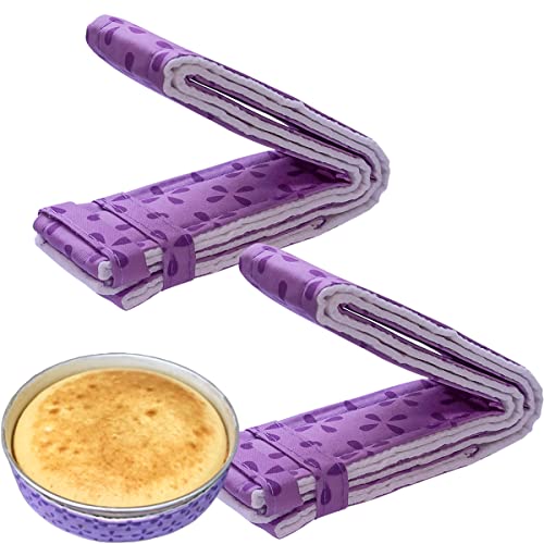 2 Stück Backen gleichmäßig Kuchen Streifen Cake Pan Dampen Streifen Cake Pan Streifen Cake Pan Streifen für gleichmäßig gebackene Kuchen 2 Stück Backen gleichmäßig Kuchen Streifen Cake Pan Dampen Streifen Cake Pan Streifen Cake Pan Streifen für gleichmäßig gebackene Kuchen von yuntop