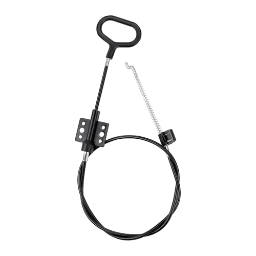 yuntop Sofa Recliner Cables Sofa and Reclined Chair Replacement Part D Ring Couch Recliner Pull Handle with S Tip for Cable Total Length 36.5 Inch Exposed Length 5Inch (1 Pack Black) von yuntop