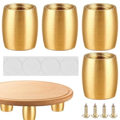 yupeuooe Couchtischbeine - 4er Set Sofabeine,rutschfeste Möbelfüße Aus Massivholz Erhöhen Bett Sofa Küchentisch Kommode Schrank Nachttisch von yupeuooe