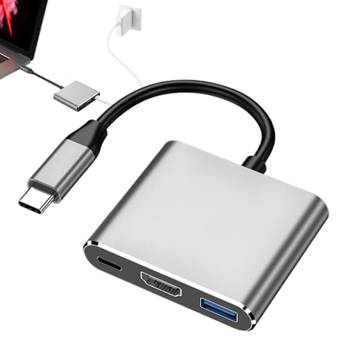 yupeuooe -Dockingstation, Hub-Multiport-Adapter,Laptop-Adapter Multiport | 3 Ports USB C Splitter 5 Gbit/s Datenübertragung 4K USB C Hub PD 100 W Laden mit USB 3.0 Ports für Typ-C Laptop yupeuooe -Dockingstation, Hub-Multiport-Adapter,Laptop-Adapter Multiport | 3 Ports USB C Splitter 5 Gbit/s Datenübertragung 4K USB C Hub PD 100 W Laden mit USB 3.0 Ports für Typ-C Laptop von yupeuooe
