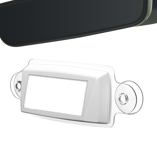yupeuooe Easy Pass Halter - Maut Transponder Halter,Mit UV-Blocker Klare Ersatzklebescheiben Schnelle Montage Für Kennzeichen Motorräder Parken von yupeuooe