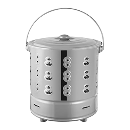 yupeuooe Feuerfass,Metall Verbrennungstonne Mit Gitter | Hitzebeständiger Brenner Für Gartenkamin Gartenabfälle von yupeuooe