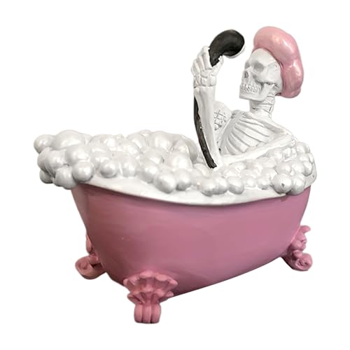 yupeuooe Halloween-Figuren, Halloween-Geisterfigur, Kunstharzkunst, rosa Badewanne, Spukhaus, saisonale Szene Requisite für Familie, Freunde, Klassenkameraden, Sammelbegeisterte yupeuooe Halloween-Figuren, Halloween-Geisterfigur, Kunstharzkunst, rosa Badewanne, Spukhaus, saisonale Szene Requisite für Familie, Freunde, Klassenkameraden, Sammelbegeisterte von yupeuooe