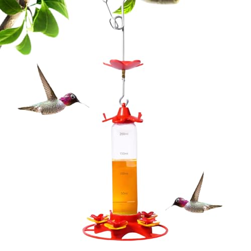 yupeuooe Hummingbird Feeder für Outdoors, Vogelfutterfuttermittel,Hummingbird -Lebensmittelspender - Automatisches Vogelfuttergerät, Garten Hinterhofdekoration für Finch von yupeuooe
