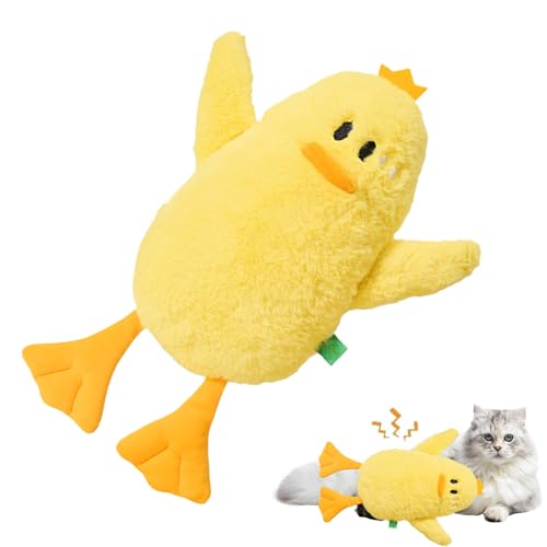 yupeuooe Katzen-Plüschtier | Plüsch-Spielzeug für Kätzchen, interaktiver Beißbegleiter, weiche Figur für kleine bis große Rassen, Wohnzimmer, Garten, Camping, Hof yupeuooe Katzen-Plüschtier | Plüsch-Spielzeug für Kätzchen, interaktiver Beißbegleiter, weiche Figur für kleine bis große Rassen, Wohnzimmer, Garten, Camping, Hof von yupeuooe