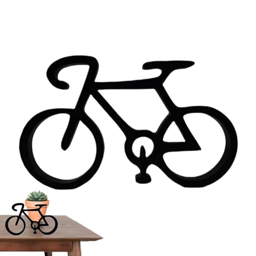 yupeuooe Minimalistische Fahrrad-Skulptur, Radfahrer Ornament, Design Deko Skulptur aus Eisen Figur Rad Tour, Drahtgitter-Stil Fahrrad-, Radfahrer Figur Home Decoration, Geschenk für Radfahrer yupeuooe Minimalistische Fahrrad-Skulptur, Radfahrer Ornament, Design Deko Skulptur aus Eisen Figur Rad Tour, Drahtgitter-Stil Fahrrad-, Radfahrer Figur Home Decoration, Geschenk für Radfahrer von yupeuooe