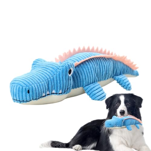 yupeuooe Plüsch Hundespielzeug | Niedlicher Alligator Aus Weichem Plüsch Für Welpen - Zahnhilfe & Kauspielzeug Für Welpen Geburtstagsgeschenk Alle Rassen von yupeuooe