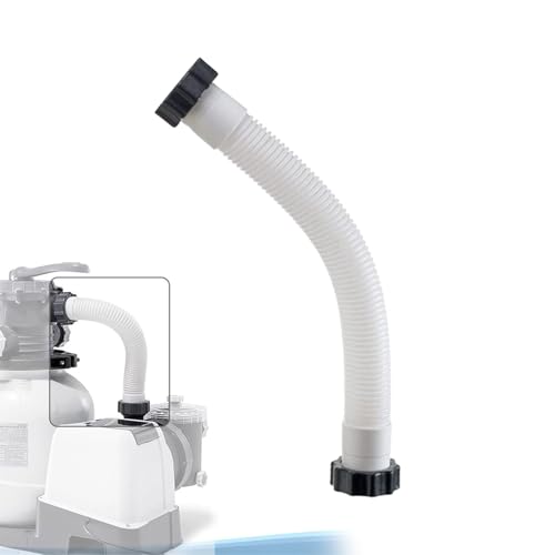 yupeuooe Pool Filter Schlauch | Verbindungsschlauch Ersatz,3,8 cm Anschlussrohr für oberirdische Salzwasser Poolanlagen Garten Terrasse von yupeuooe